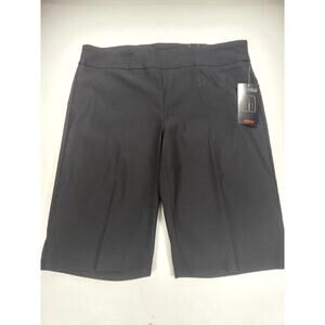 Avenue Womens Shorts Plus Size 16 Black Luxe Pull On Bermuda NWT Modest